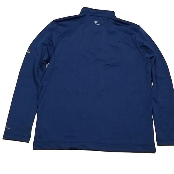 McKinley Sweat Shirt Men's Pull Over Thermal X Function Dri Plus 1/4 Zip Blue - Picture 2 of 8